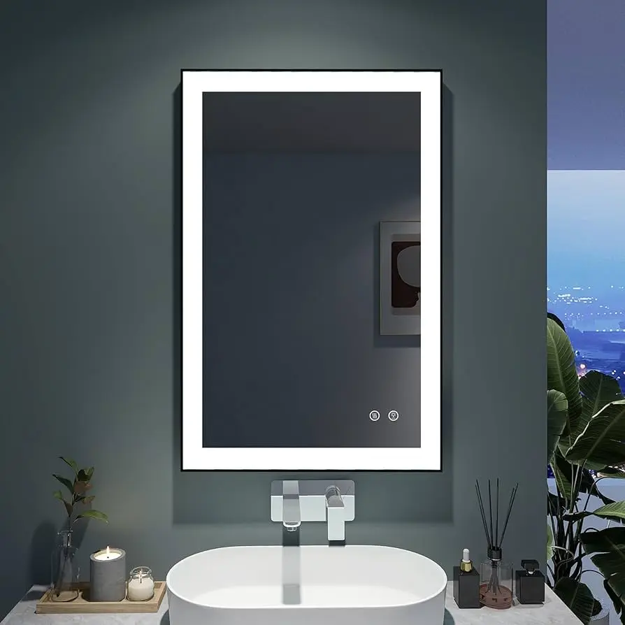 24 in. x 36 in. LED Lighted Bathroom Vanity Mirror-2.webp