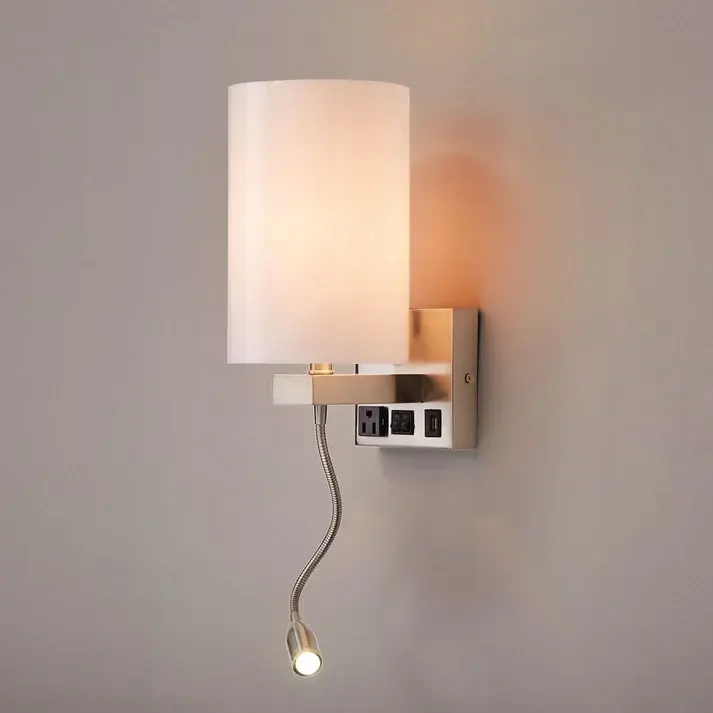 1-light-acrylic-shade-indoor-wall-sconce-light-with-1-switch-1usb-1outlet-ASU4.webp