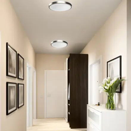 14inch25W Round Brushed Nickel Dimmable Flush Mount Ceiling Ligh-ASU-2.webp