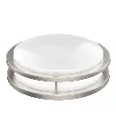 14Inch Dimmable Brushed Nickel Finish LED Flush Mount Ceiling Lights, Double Ring, 22W 1600LM-ASU2.webp