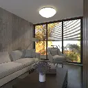 10.5 Inch Mushroom Shape LED Flush Mount Ceiling Light-ASU4.webp