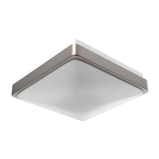 11 Inch Square Single Ring Flush Mount Ceiling Light 15W, 1050LM, 4000 Kelvin